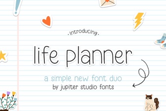 Life Planner Duo Font: Stylish Pairings for Creative Planning