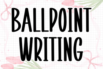 Ballpoint Writing Font: Handwritten Style for Creative Projects