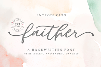 Faither Font: Elegant Typeface for Creative Projects