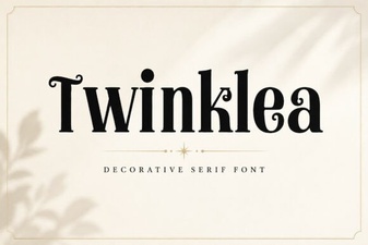 Twinklea Font: Elegant Typography for Creative Design Projects